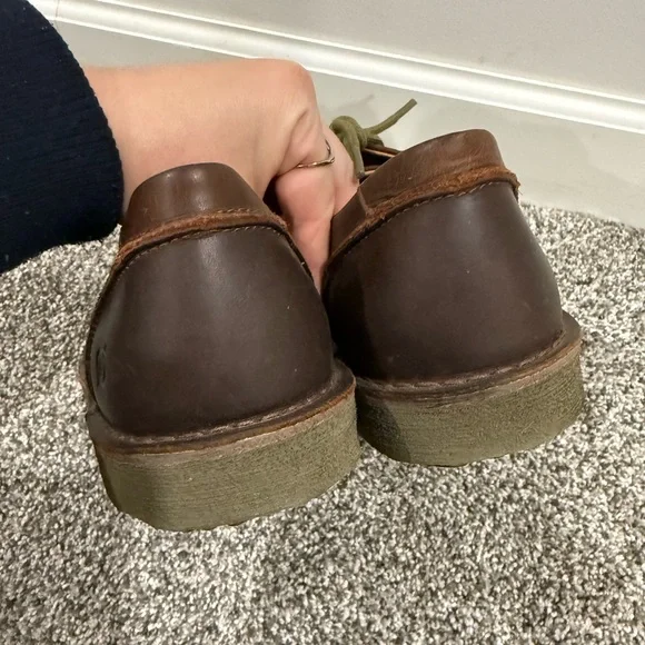 Born men's brown leather dress shoes, size 9 - Picture 5 of 12